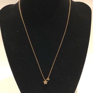 Double star necklace